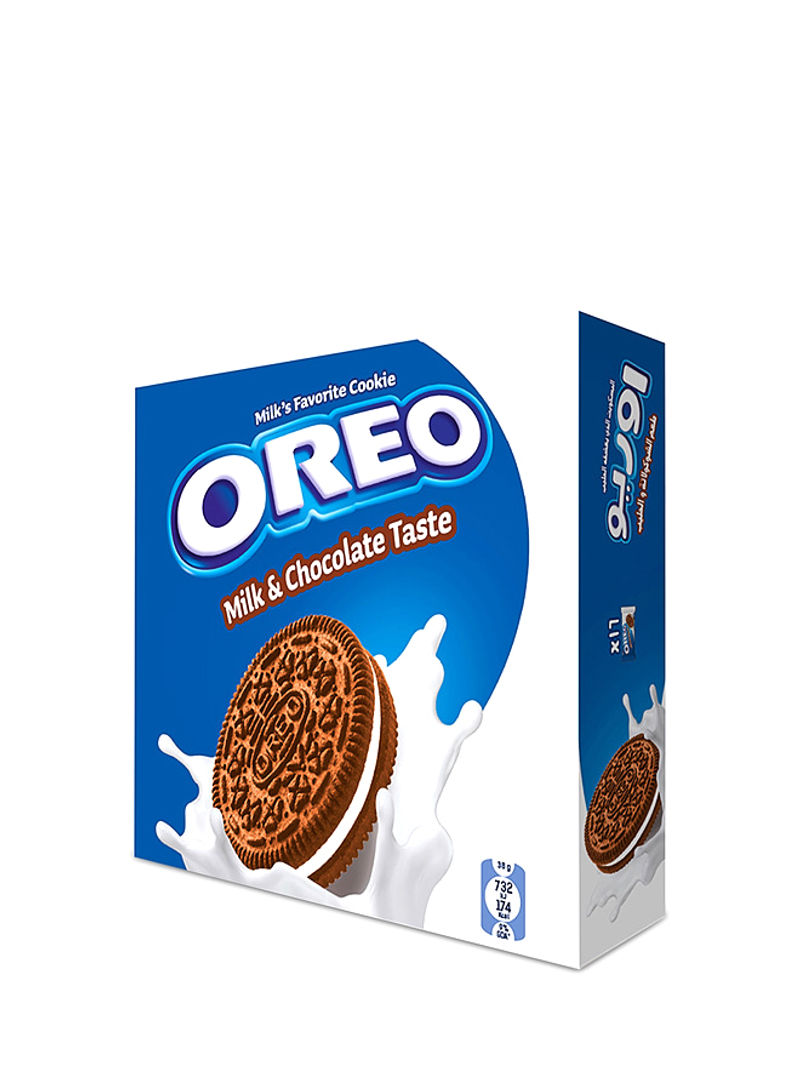 Milk And Chocolate Flavoured Cookies 38g Pack Of 16