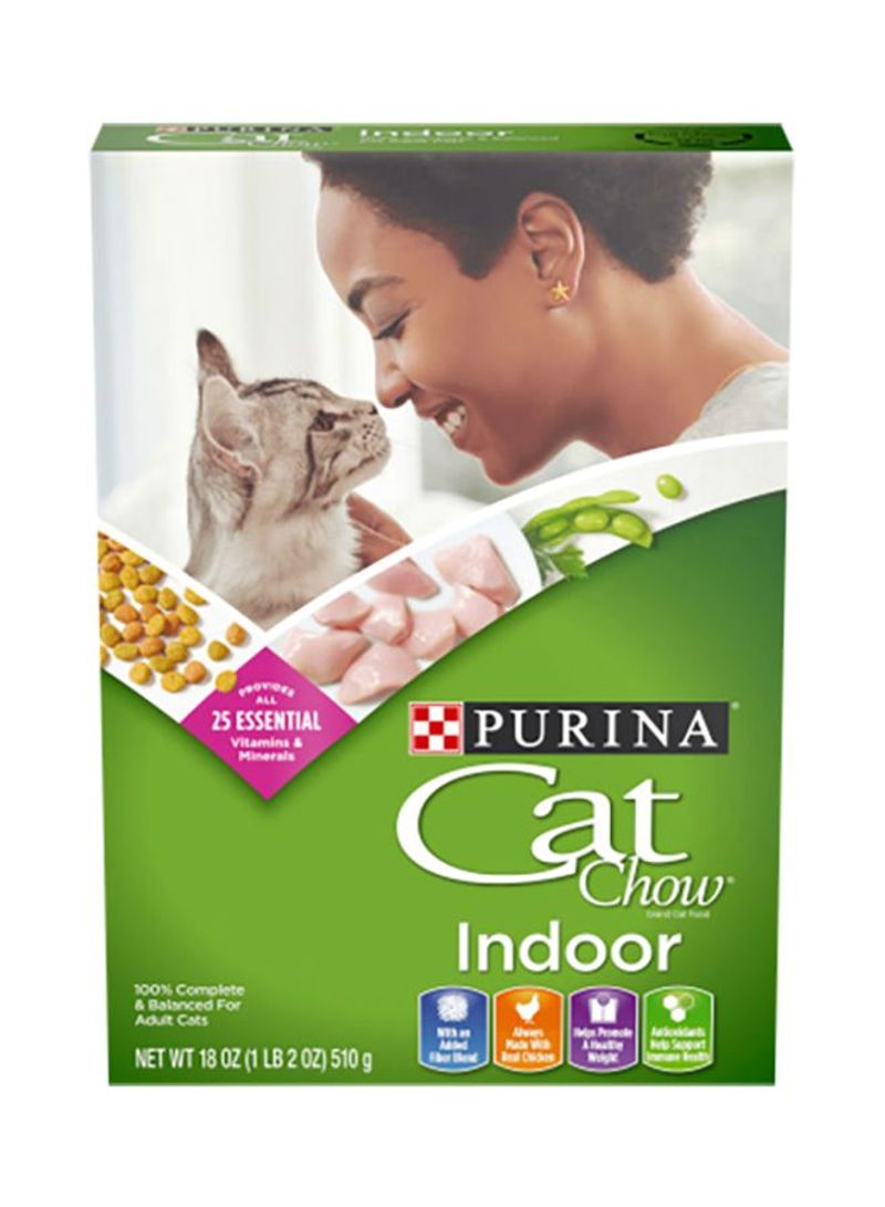 Cat Chow Naturals Indoor Dry Food 510g