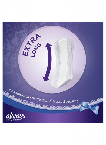 Daily Liners Extra Protect Pantyliners, Large, 16 Count