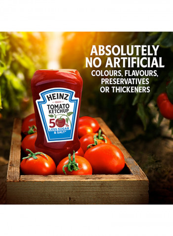 Tomato Ketchup 50% Less Sugar and Salt 400ml 435g