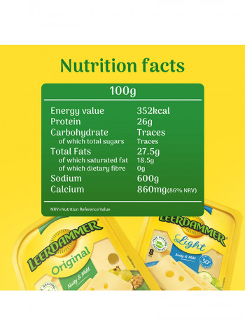 Natural Original Cheese Slice 160g