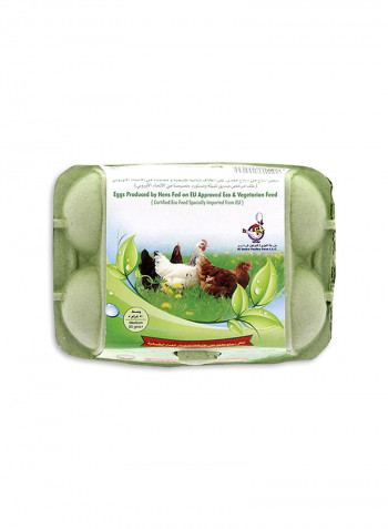 Eco And Veg Fed Hen White Eggs 50g Pack of 6