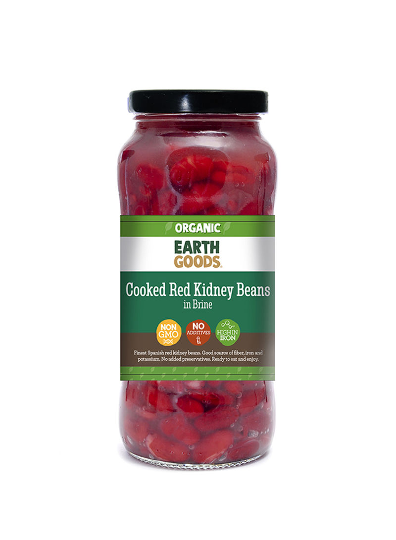 Organic Cooked Red Kidney Beans in Brine 540g