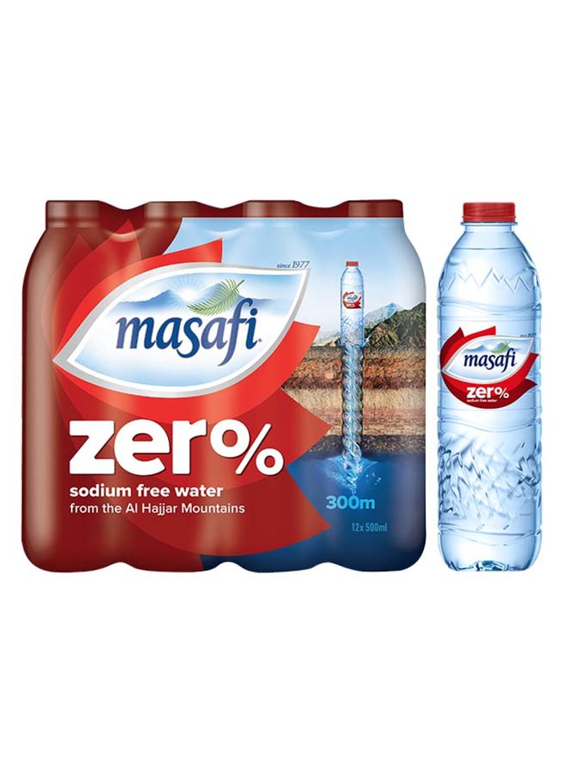 Zero Sodium Natural Water 500ml Pack of 12