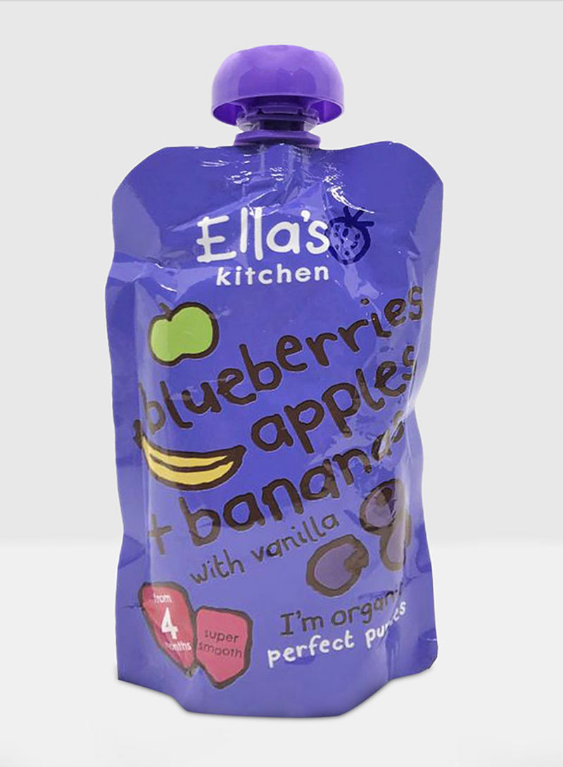 Blueberries Apples Plus Bananas With Vanilla Baby Food, 4+ Months 120g