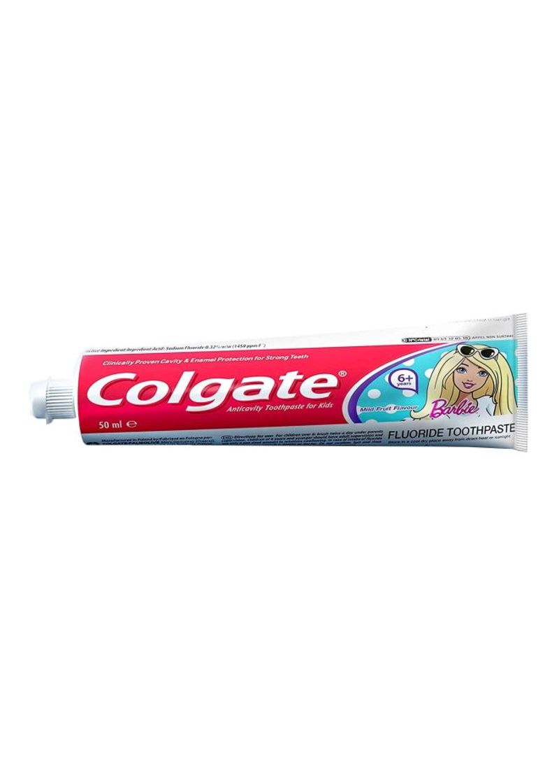 Barbie Fluoride Toothpaste 50ml