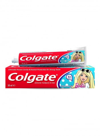 Barbie Fluoride Toothpaste 50ml