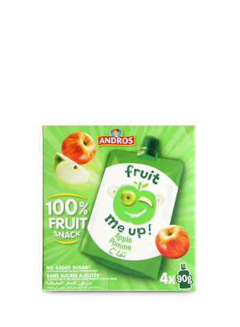 Fruit Me Up Apple Juice 90g Pack of 4
