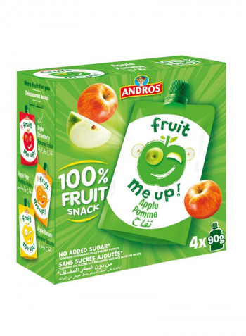 Fruit Me Up Apple Juice 90g Pack of 4