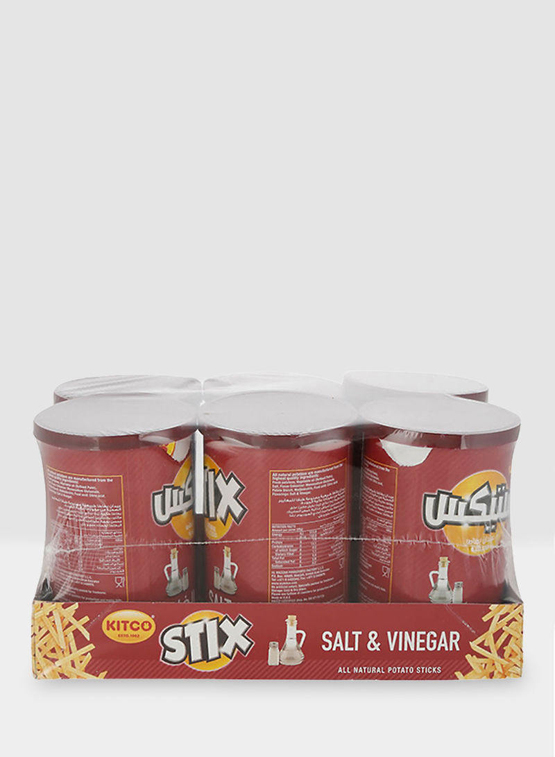 Stix Salt & Vinegar Potato Sticks 45g Pack of 6