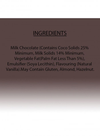 Minis Smooth Milk Chocolate Mini Bars, 12 Pieces 150g