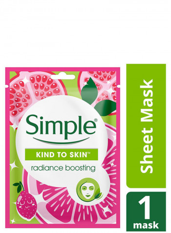 Radiance Boosting Sheet Mask With Naturally Derived Fruit Enzymes 25مل