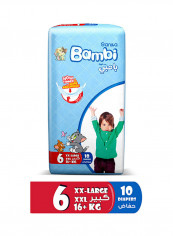 Baby Diapers Regular Pack Size 6, XX-Large, +16 KG, 10 Count