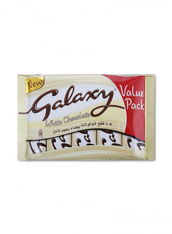White Chocolate Bars 38g Pack of 5