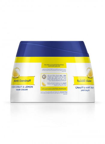Gold Anti Dandruff Coconut And Lemon Hair Cream 210millimeter