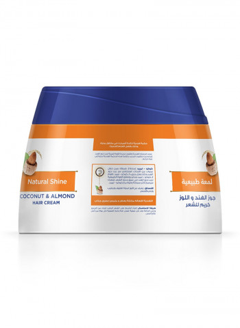 Natural Shine Coconut And Almond Anti Dandruff Hair Cream 210ml