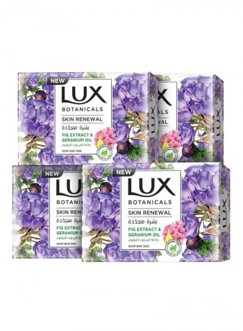 4-Piece Botianical Skin Renewal Soap Bar Set 4x120g
