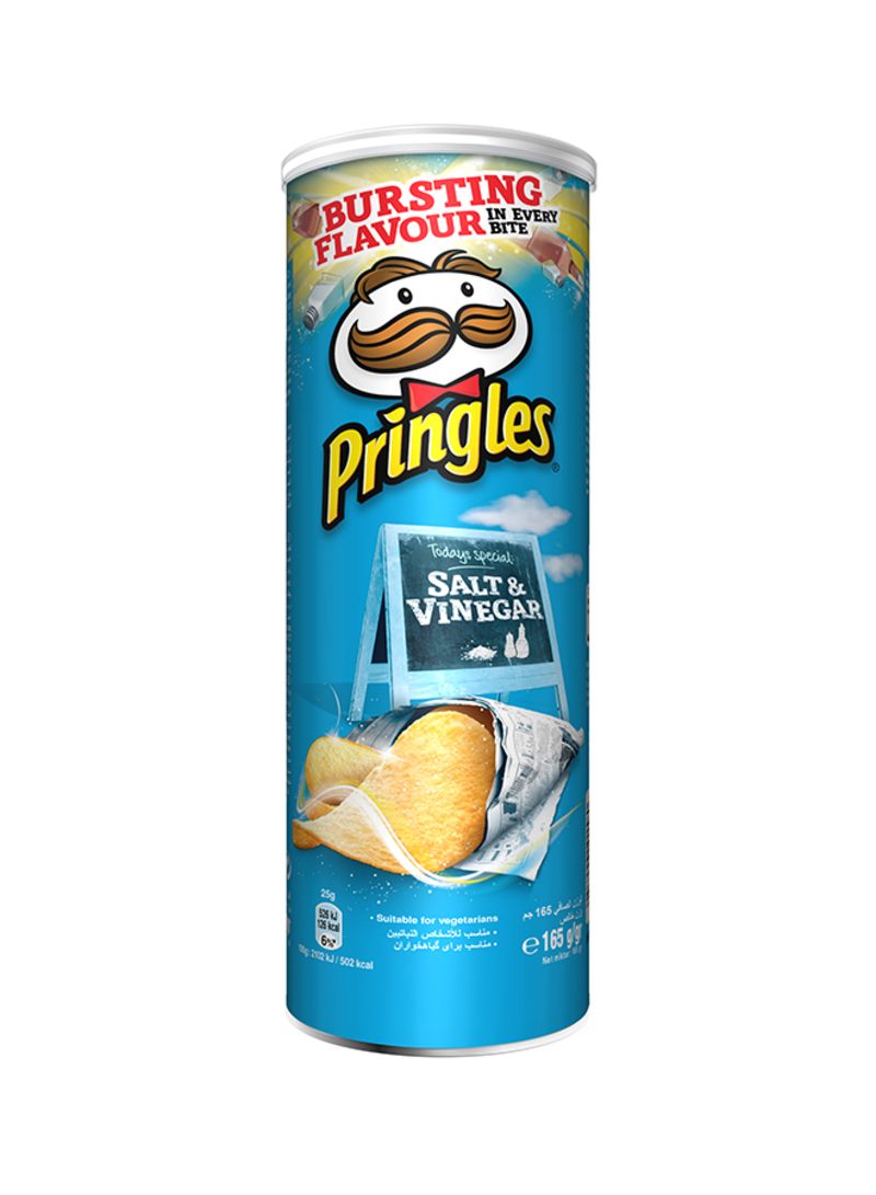 Salt And Vinegar Flavored Chips 165g