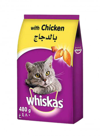 Chicken Dry Cat Food Adult 1+ Years 480g