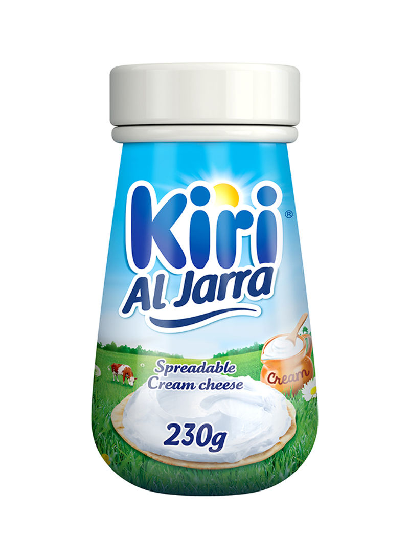 Al Jarra Spreadable Cream Cheese Jar 230g