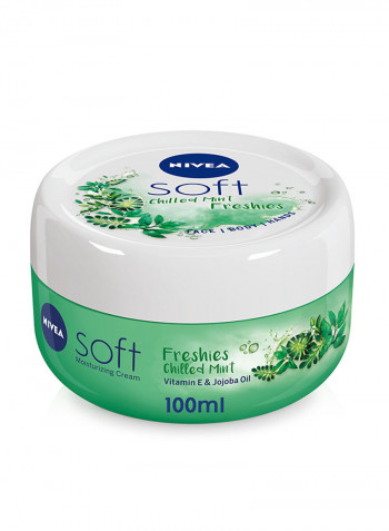 Soft Light Moisturizer Chilled Mint Cream white 100ml