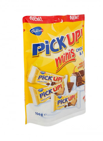 Pick-up!Minis Milk Chocolates 106g Pack of 10