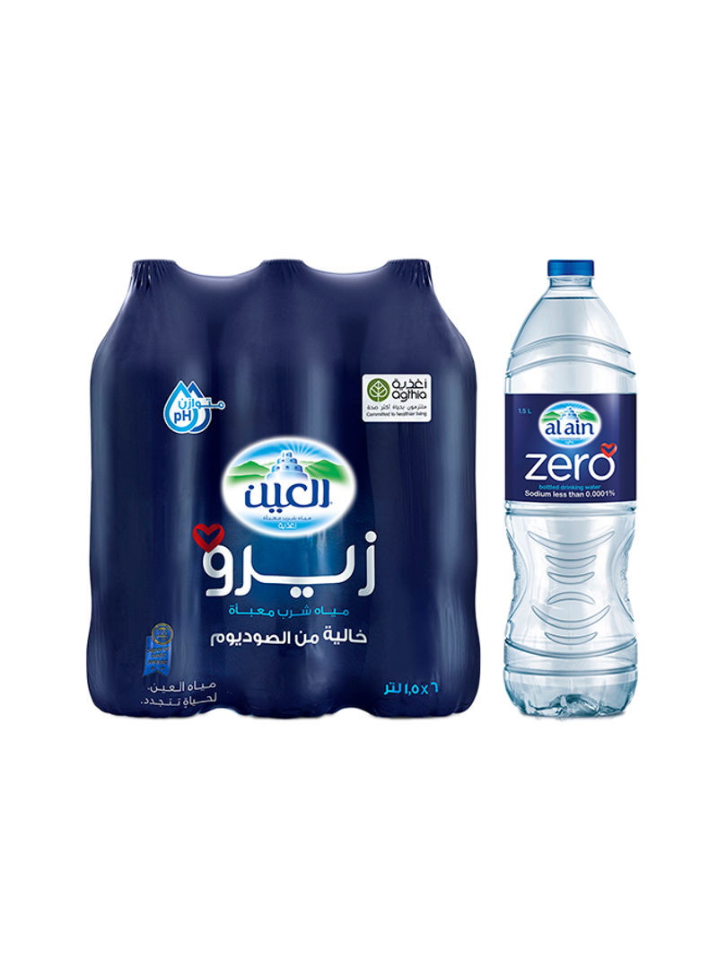 Zero Water 1.5L Pack of 6