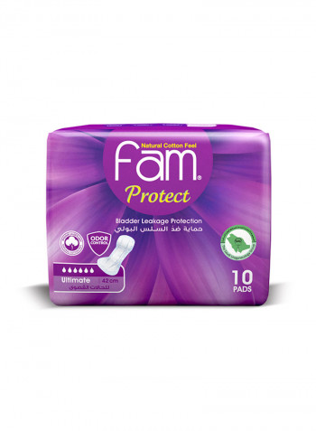 10 Piece Protect Ultimate Sanitary Pads