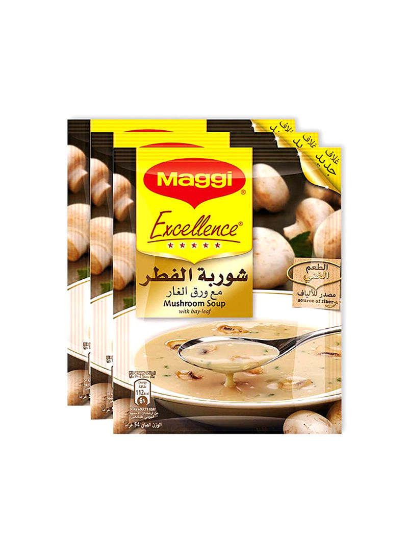Excellence Mushroom Soup 54g Pack of 3