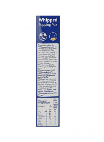 Whipped Topping Mix 144g