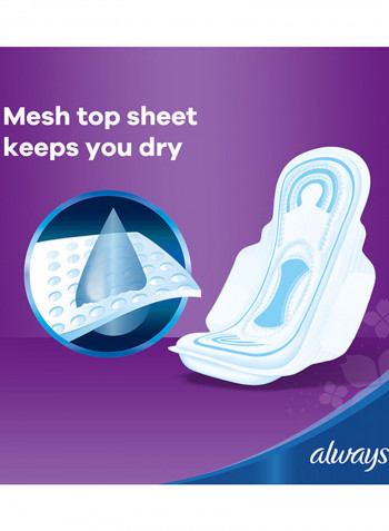 Clean & Dry Maxi Thick, Large Sanitary Pads, 30 Pads