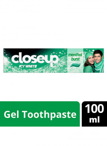 Icy White Menthol Burst Toothpaste 100ml