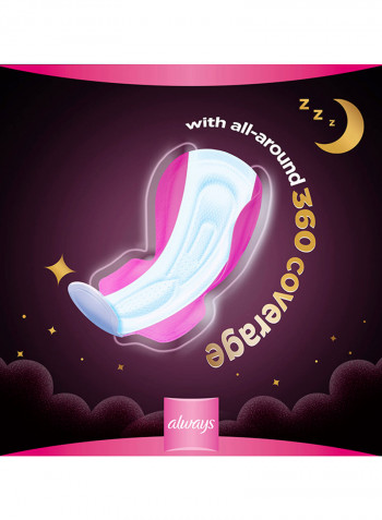 Dreamzz Pad Cotton Maxi Thick, Night Long 7 Sanitary Pads With Wings