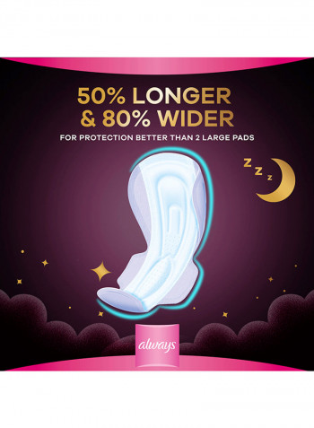 Dreamzz Pad Cotton Maxi Thick, Night Long 7 Sanitary Pads With Wings