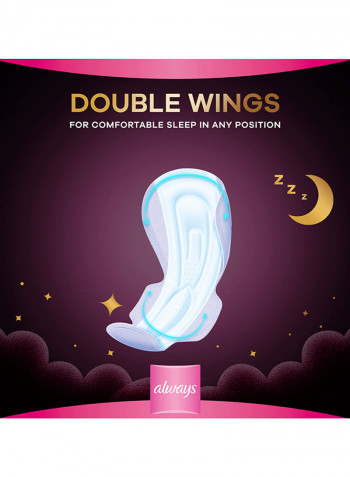 Dreamzz Pad Cotton Maxi Thick, Night Long 7 Sanitary Pads With Wings
