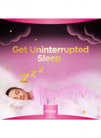 Dreamzz Pad Cotton Maxi Thick, Night Long 7 Sanitary Pads With Wings