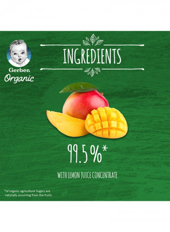 Organic Mango Puree, 6+ Months 90g
