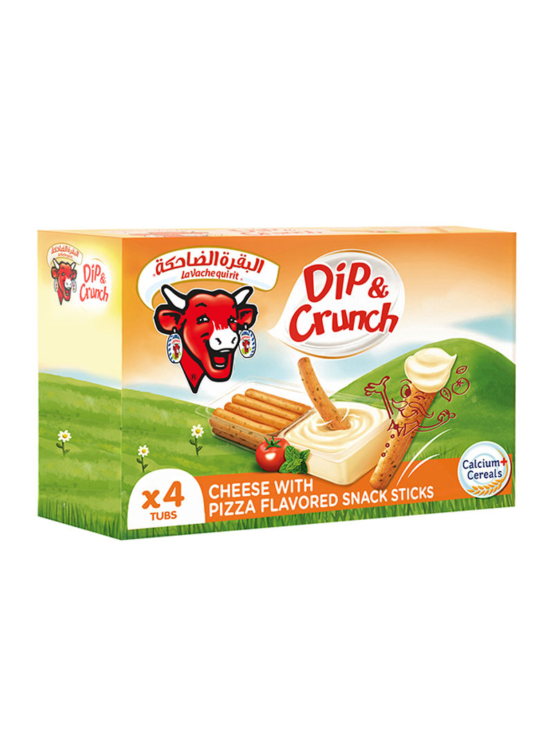 Dip And Crunch, Cheese-Pizza Flavoured Breadstick Snack, 4 Pieces 140g