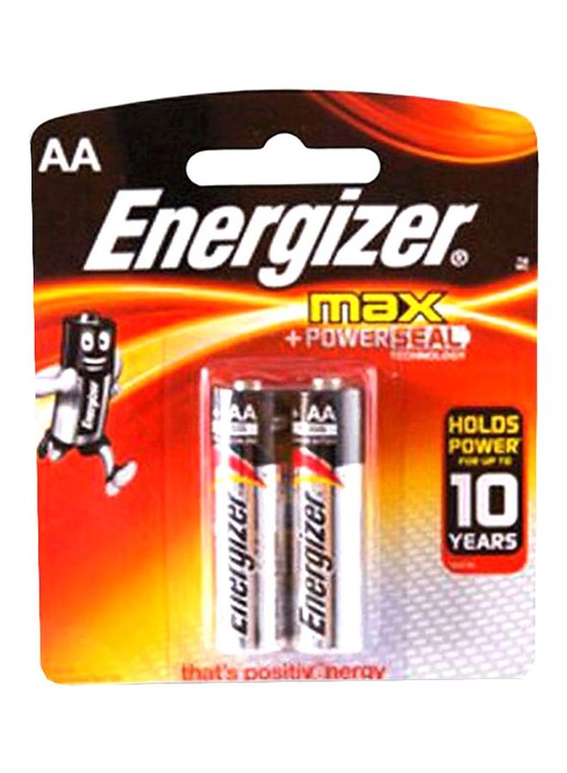 Max Power Seal Alkaline Batteries Silver/Black