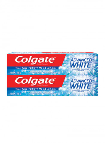 2-Piece Advanced Whitening Toothpaste Set 100x2ml