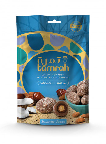 Coconut Chocolate Covered Date With Almond 100g