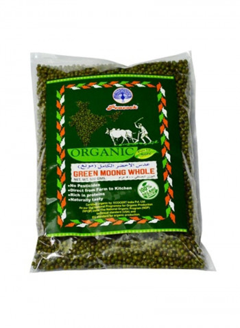 Organic Green Moong Whole 500g