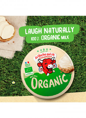 Organic Spreadable Cheese Triangles 8 Portions 128g