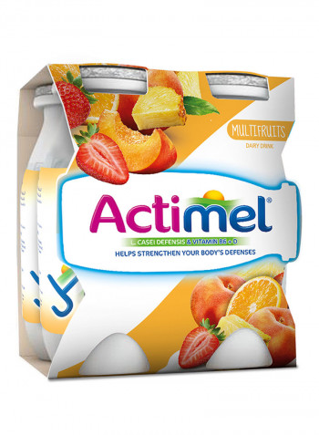 Multi, Fruit Flavoured Low Fat Dairy Drink 93ml Pack of 4