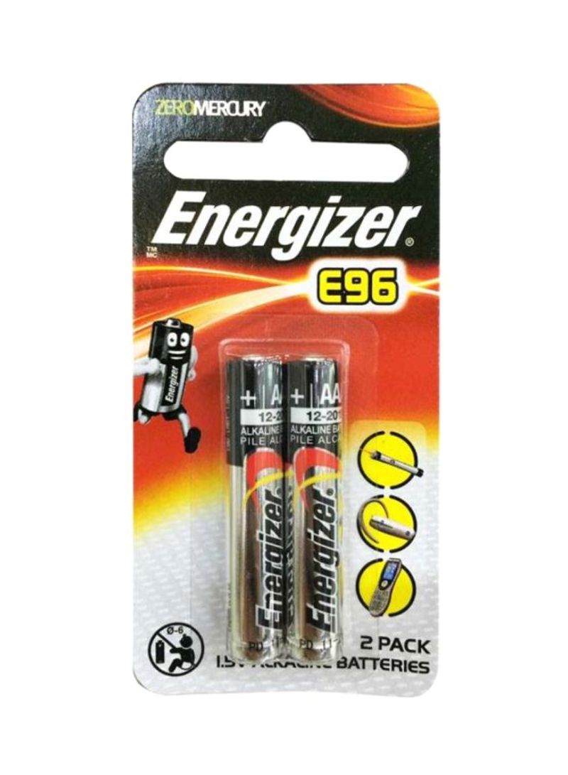 Pack Of 2 E96 Batteries Set Multicolour