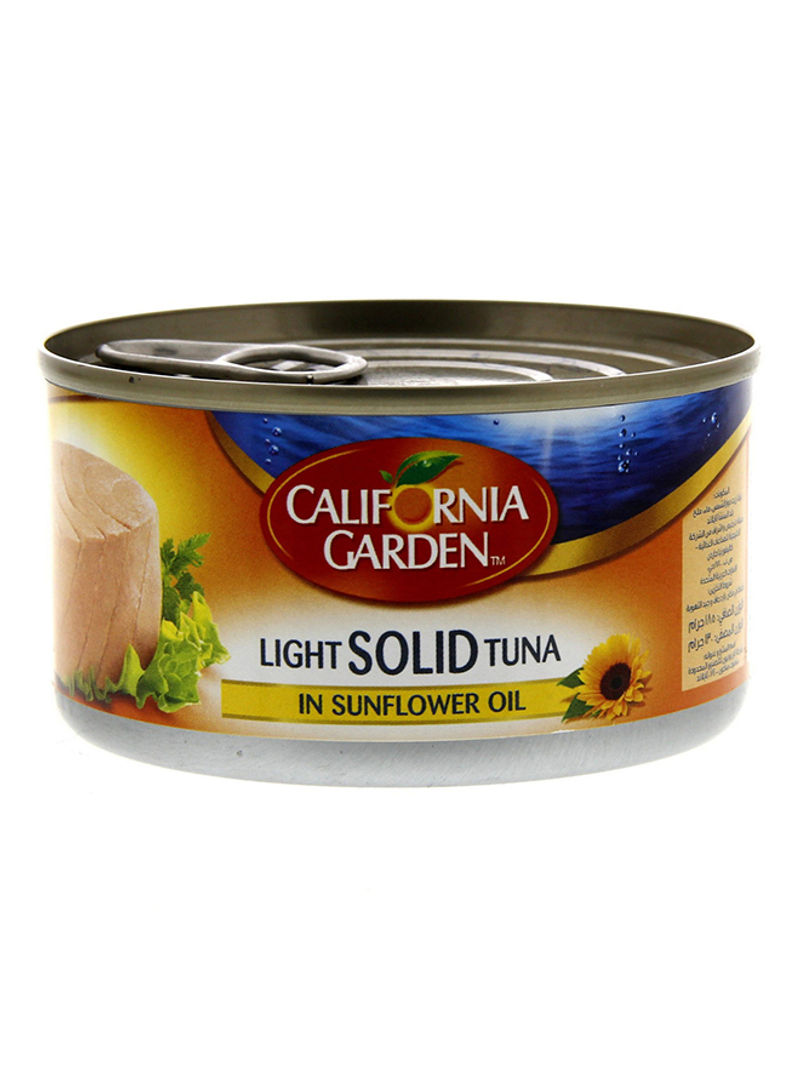 Canned Light Tuna Solid In Sunflower Oil 185g