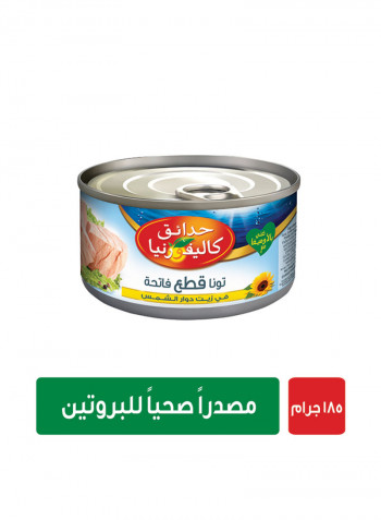 Canned Light Tuna Chunk In Sunflower Oil 185g