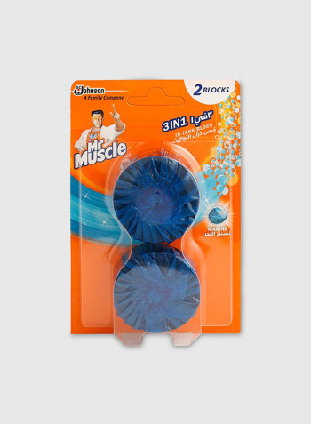 3 In 1 Tank Block Blue 100 g 2 Pieces