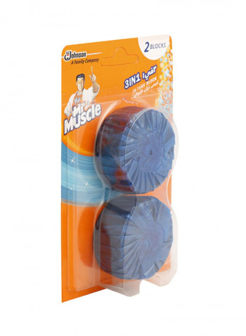 3 In 1 Tank Block Blue 100 g 2 Pieces