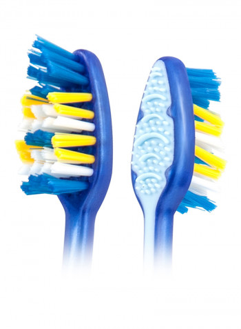 3-Piece Zigzag Manual Toothbrush Multicolour M